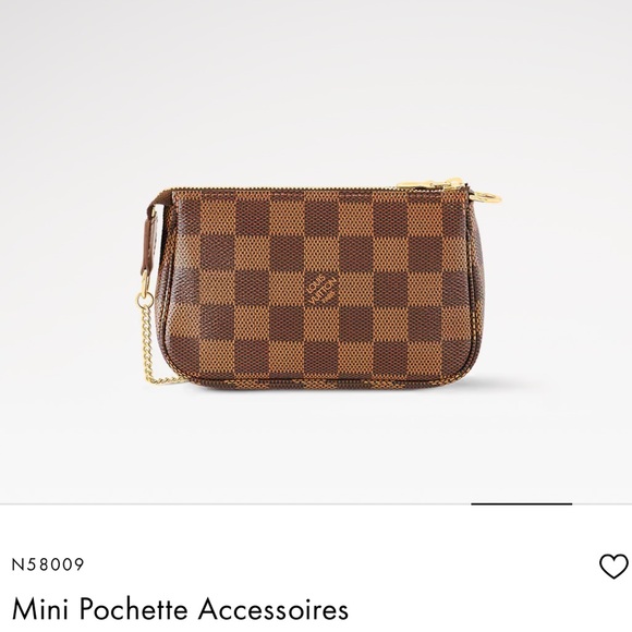 Louis Vuitton Mini Pochette - Damier Ebene - Picture 6 of 12